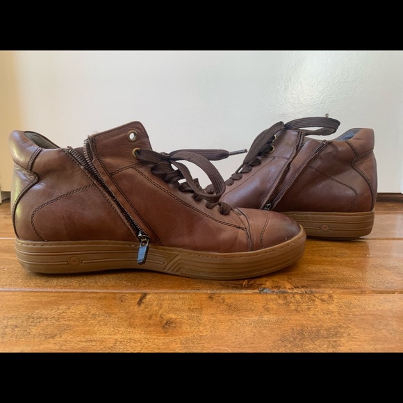 Gravity Defyer MENS brown leather shoes size 9 - Picture 4 of 6